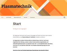 Tablet Screenshot of plasmatechnik.de
